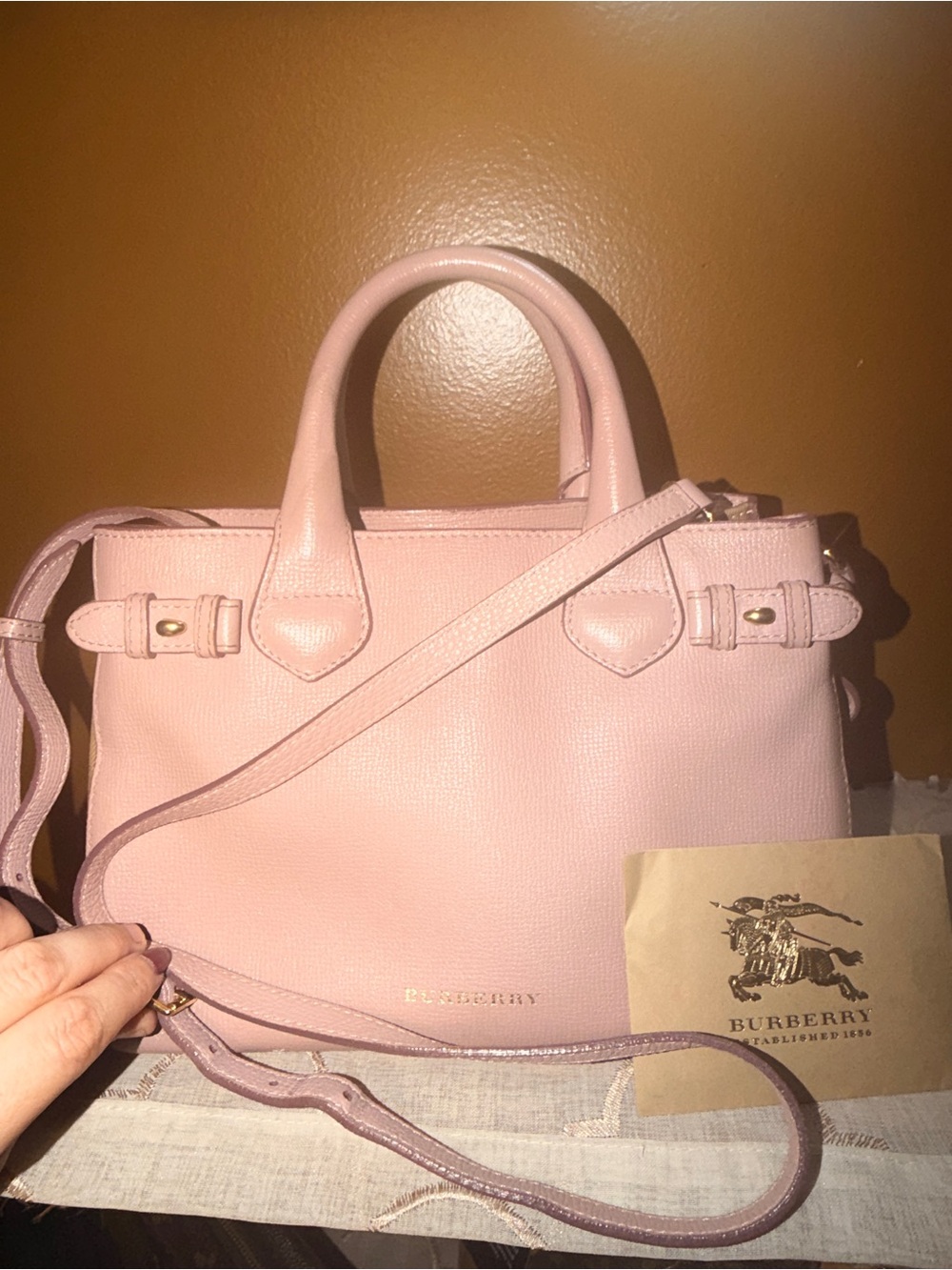 Burberry Medium Banner Tote Bag
